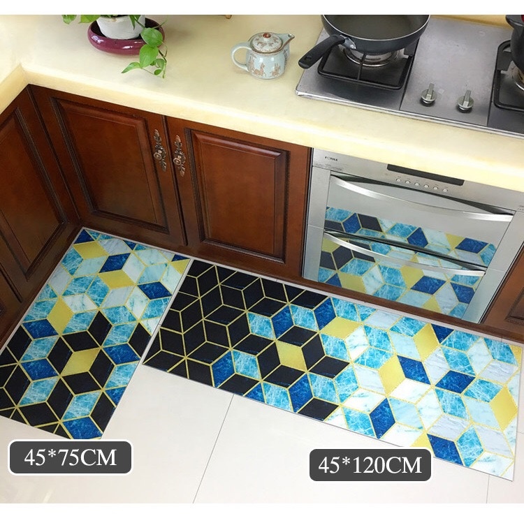 China printed kitchen mat costom pvc anty-slip mat oil-proof floor mat Factory, Quotes