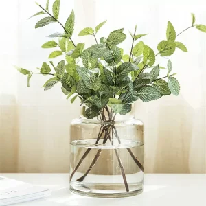 Decorative Colored Clear Glass Flower Vase
