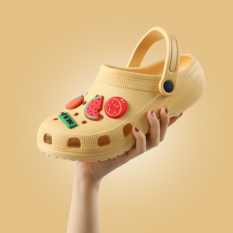 Wholesale Summer fashion cave shoes wear sandals outside dual-use women lovers indoor home use thick soled slippers Factories, Quotes