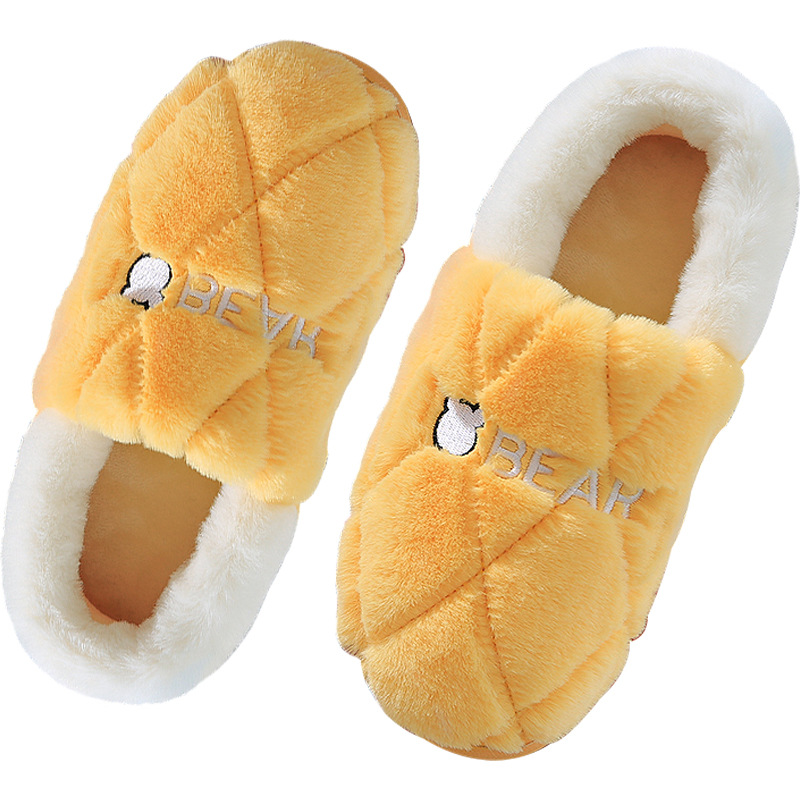 Wholesale Household cotton slippers women's autumn and winter all-inclusive with home indoor thick bottom non-slip warm plush cute household slippers Factories, Quotes
