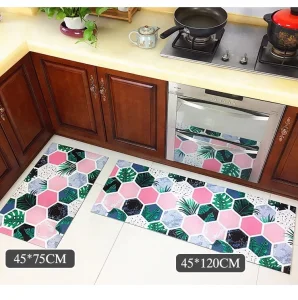 China printed kitchen mat costom pvc anty-slip mat