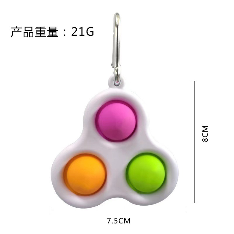 3-Finger Grip Pink Orange Green 21g