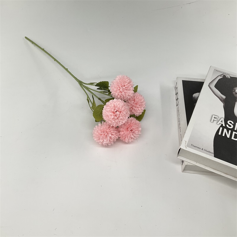 China Multicolor aster artificial flower pompom dandelion 5 Head Hydrangea dandelion flowers artificial decoration dried flowers Factory, Pricelist