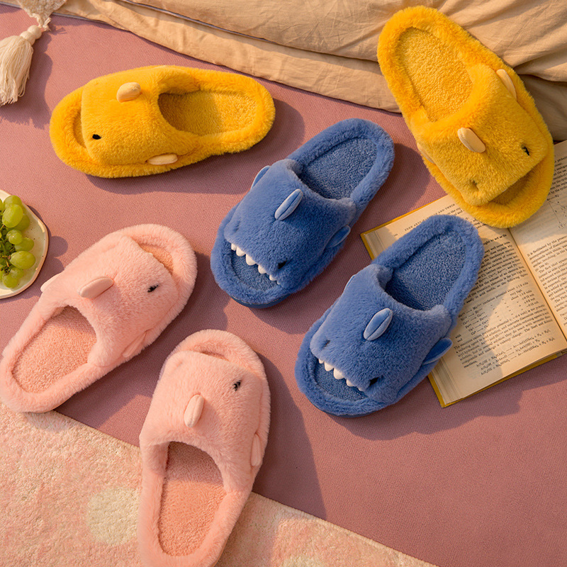 China Shark cotton drag female couples home indoor opening men drag fur drag female spring and autumn home Pricelist, Quotes