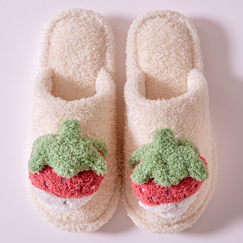 China Slippers women's winter home indoor couple warm ins cute plush non-slip floor household cotton slippers women's winter Manufacturer, Factory