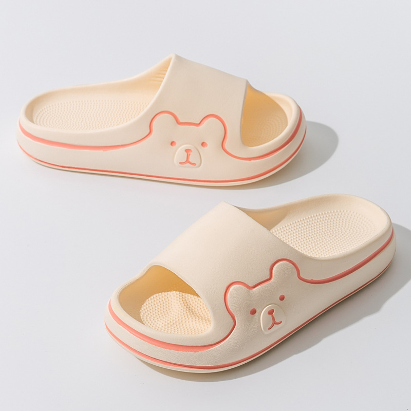 Wholesale Slippers for women in summer, thick soled, indoor, anti-skid bathroom, bath, lovers' home Manufacturers, Factory