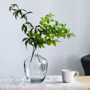 Wholesale Decorative Colored Glass Flower Vase