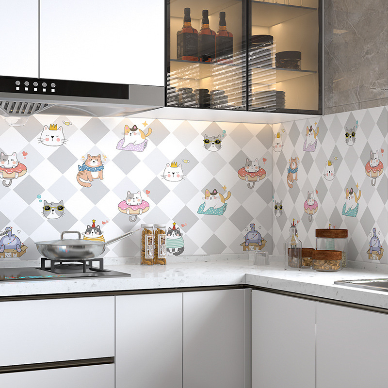 China PVC Bathroom Kitchen Wall Decor Vinyl Self Adhesive Wall Stickers Manufacturer, Factory
