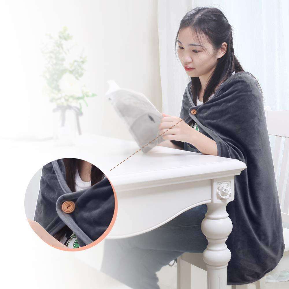 China Heated Car Electrical Blanket Travel blanket heating Blanket with USB cable Manufacturers, Supplier