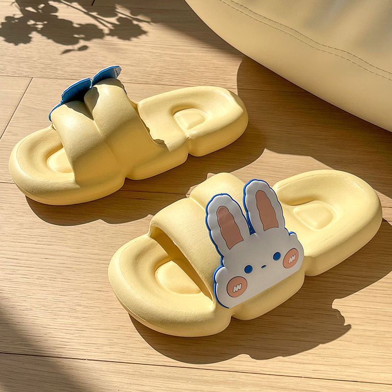 China Feet feeling cool slippers for female lovely cartoon rabbit in summer, indoor lovers thick soled sandals Manufacturer, Suppliers