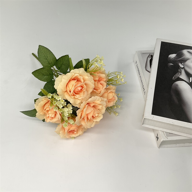 China Factory wholesale Wedding Decor rose faux real touch rose artificial flower Dusty Pink for wedding decoration With Perfume Rose Bud wall hanging Factory, Factories