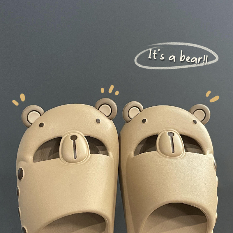China Baotou Bear Slippers Women Xia ins Wear EVA Thick Sole Step on Shit Cool Slippers Suppliers, Factories