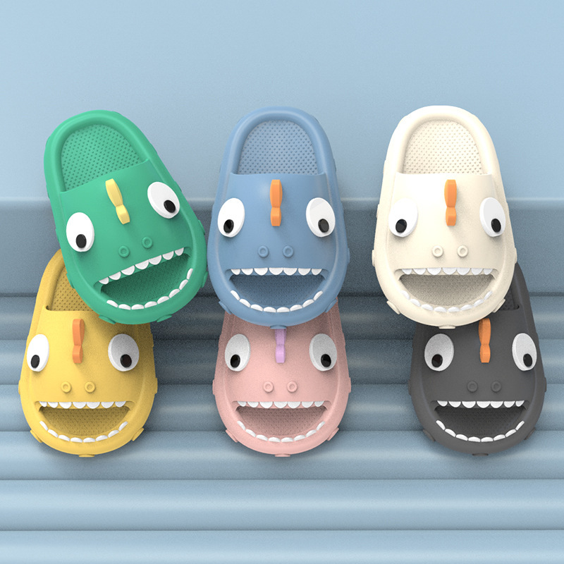 China Hot selling dinosaur sandals for women to wear in summer, feeling like stepping on feces, cute cartoon lovers, sandals, high sense Supplier, Factory
