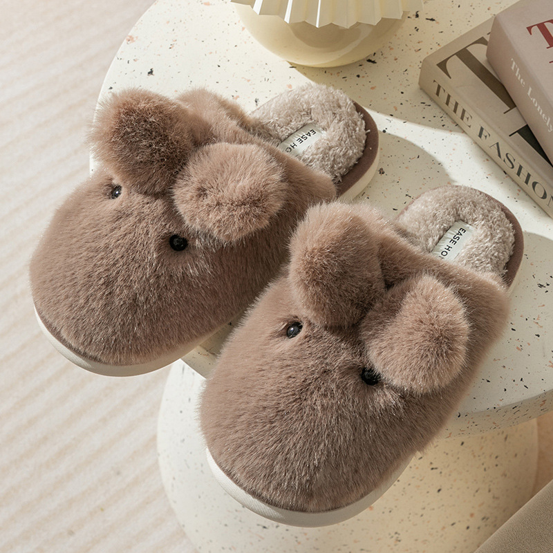 China  slippers women's home indoor can be cozy warm non-slip cotton slippers winter thickened plush net red Suppliers, Quotes