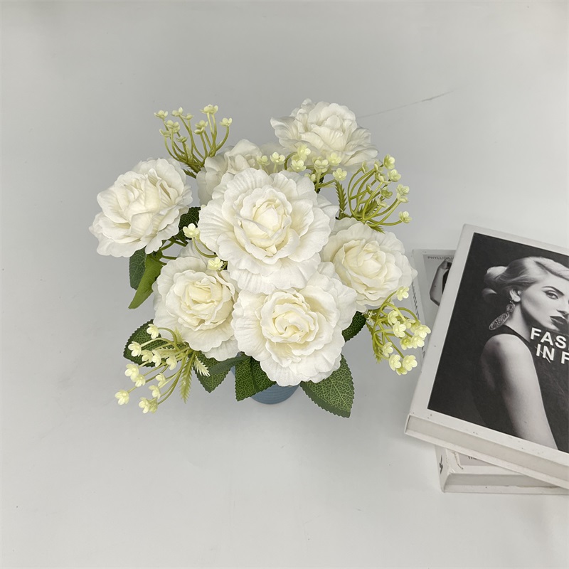 China Factory wholesale Wedding Decor rose faux real touch rose artificial flower Dusty Pink for wedding decoration With Perfume Rose Bud wall hanging Factory, Factories