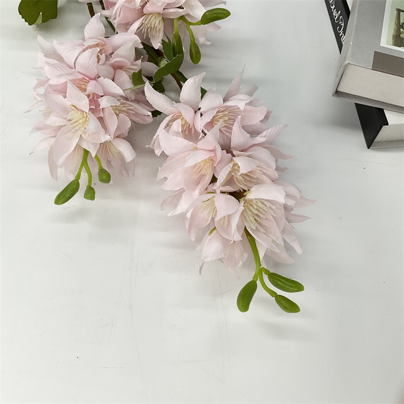 Wholesale Factory Hot Sell Long stem artificial silk flower bougainvillea artificial flower high quality for hotel decoration With branch Factory, Factories