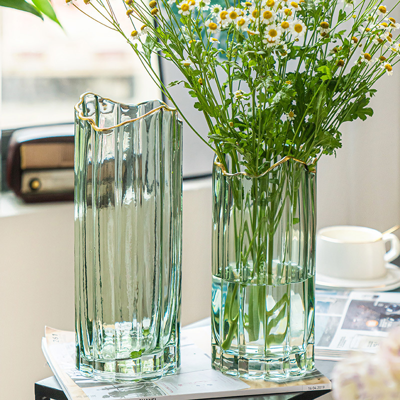 China China Manufacturer Modern Style Unique Design High Transparent Pink Crystal Glass Vase for  Manufacturers, Quotes