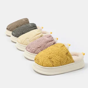 China Puff cotton slippers women winter