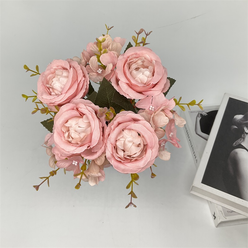 China Artificial White Hydrangea Natural Lifelike Real Touch Faux Large Royal Hydrangea for Home Party Outdoor Wedding Decor Table Pricelist, Quotes