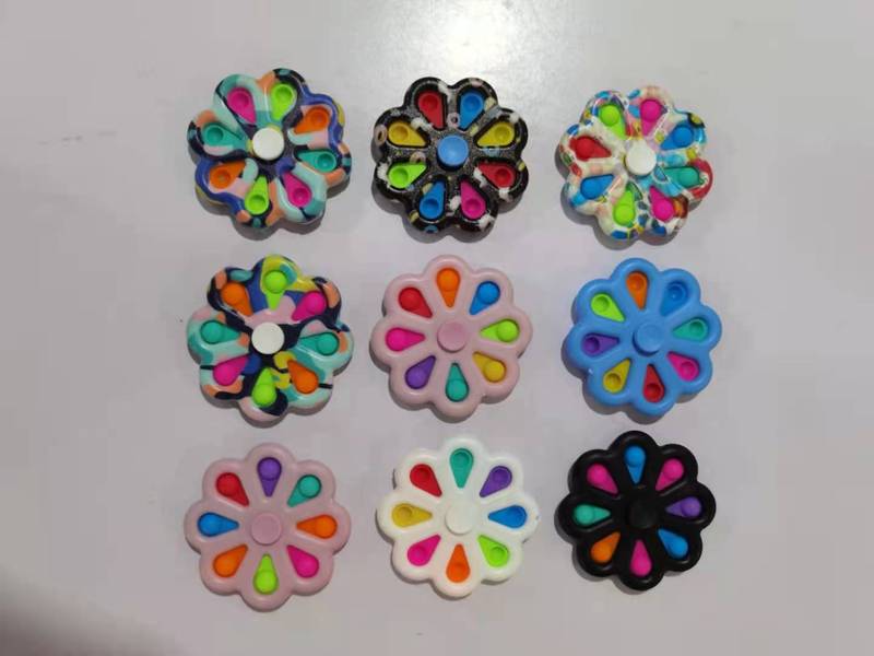 Wholesale Plastic Stress Relief Simple Dimple Fidget Sensory Toy Flower Shape Silicone Autism Anxiety Relief Pop Bubble Fidget Sensory Toy Manufacturer, Suppliers