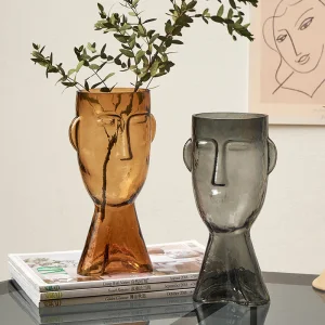 Wholesale OEM/ODM Glass Flower Vase Support Logo Color Shape Pattern Package Customized