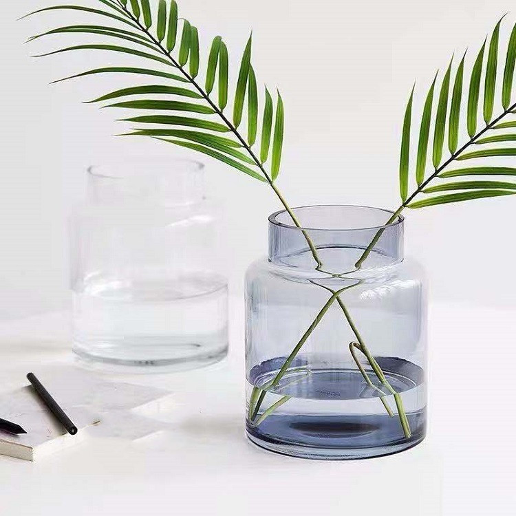 China Centerpiece Decorative Colored Clear Glass Flower Vase/Glass Vases Factories, Quotes