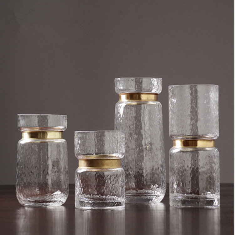 China China Factory Transparent Glass Crystal Roundshape Vase for Modern Luxury Interior Design Style Home Decoration Wedding Hotel Supplier, Factory