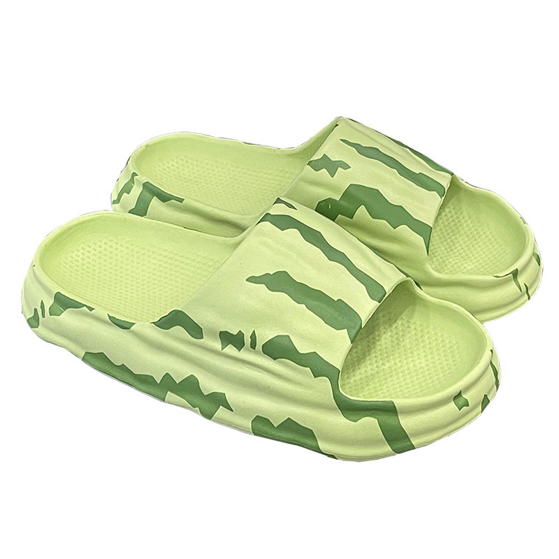Wholesale Watermelon pattern EVA sandals for female indoor lovers in summer; thick soles; high-class soft soles Manufacturer, Suppliers