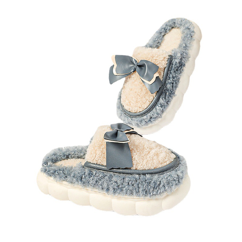 China Step on feeling cotton slippers women's winter warm plush girl heart anti-slip couple cute soft bottom outside wearing  Factory, Quotes