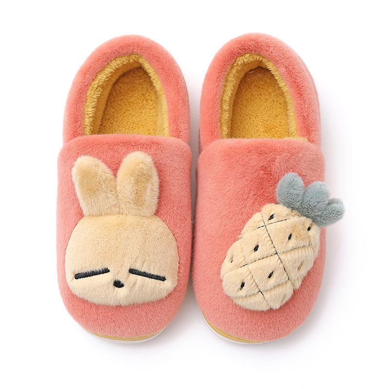 China Rogue rabbit cotton slippers women's autumn and winter home bag and indoor household thick bottom non-slip plush warm outer wear Manufacturer, Factory