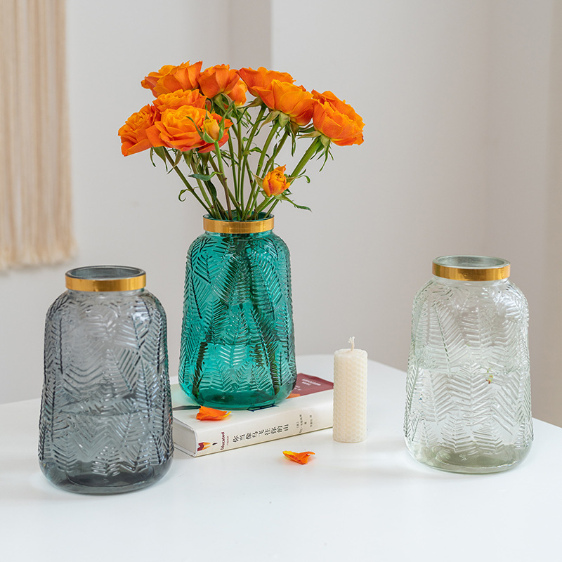 Wholesale Home Decor Flower Custom Vase Glass Vase for Fashion Home Living Room and Dining Room Factory, Factories