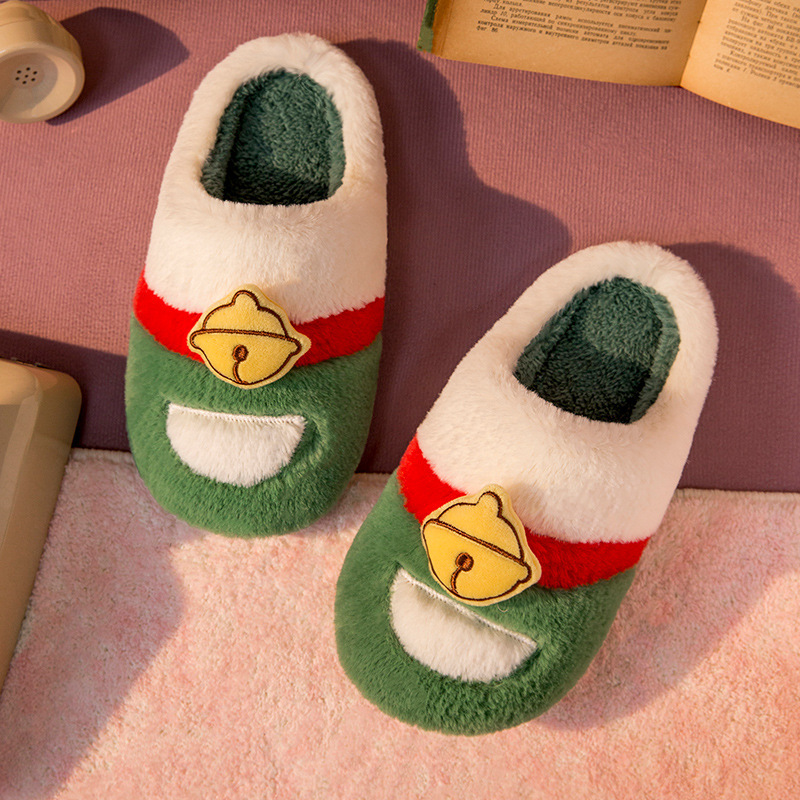 Wholesale New cotton slippers women's autumn and winter home indoor cute cartoon wind plush cotton slippers confinement shoes women Manufacturers, Pricelist