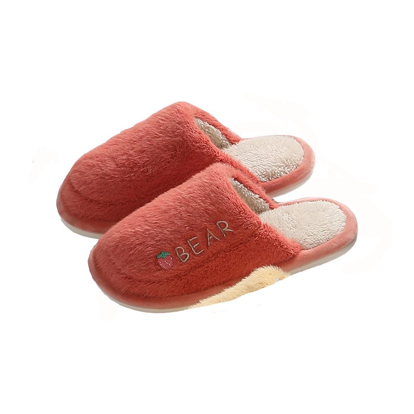 Wholesale Winter New Pineapple & Strawberry Cute Cotton Slippers Home Warm Wear-resistant Non-slip Cotton Slippers Manufacturer, Manufacturers