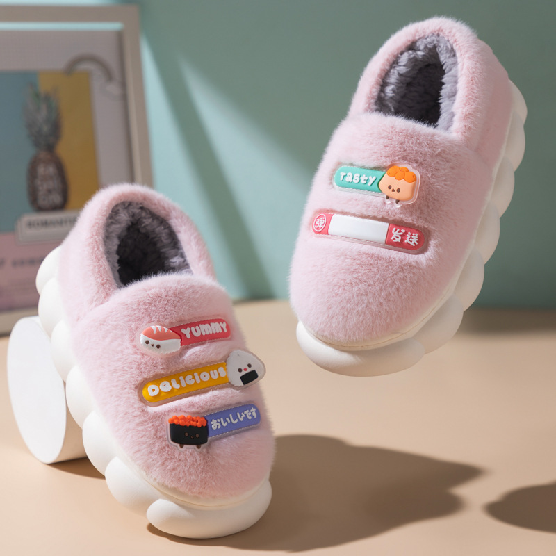 Wholesale Winter new fashion small element bag heel cotton slippers women's outwear home indoor cotton shoes non-slip wholesale Manufacturers, Factory