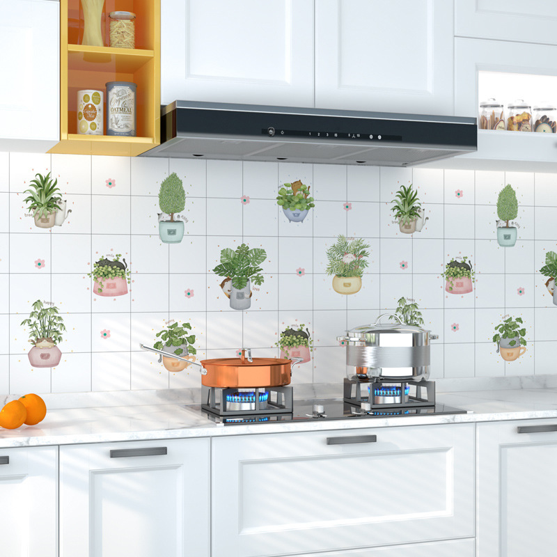 China PVC Bathroom Kitchen Wall Decor Vinyl Self Adhesive Wall Stickers Manufacturer, Factory