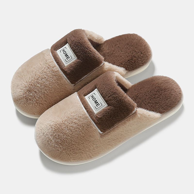 Wholesale Winter cotton slippers female cute bow indoor home non-slip couple home autumn and winter cartoon warm male winter Supplier, Pricelist
