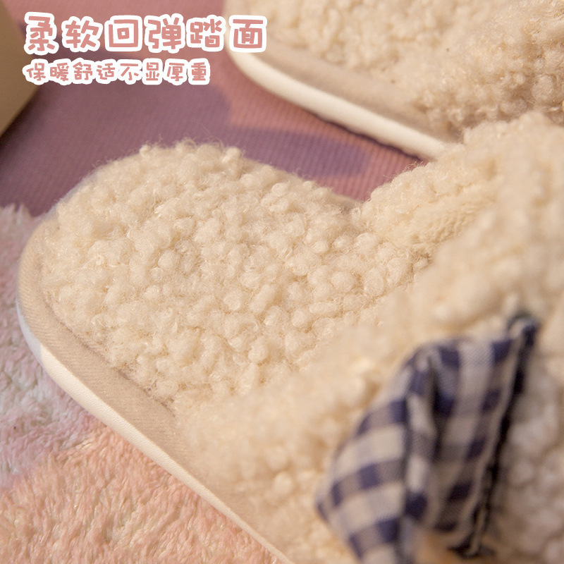 Wholesale New cotton slippers Women's lovely cartoon in autumn and winter Home warm plush cotton slippers Wear slippers outside Manufacturer, Pricelist
