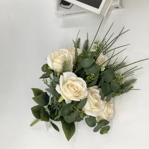 Wholesale Competitive Price Good Quality 9-Head kola Sophie Rose Artificial Flower Rose
