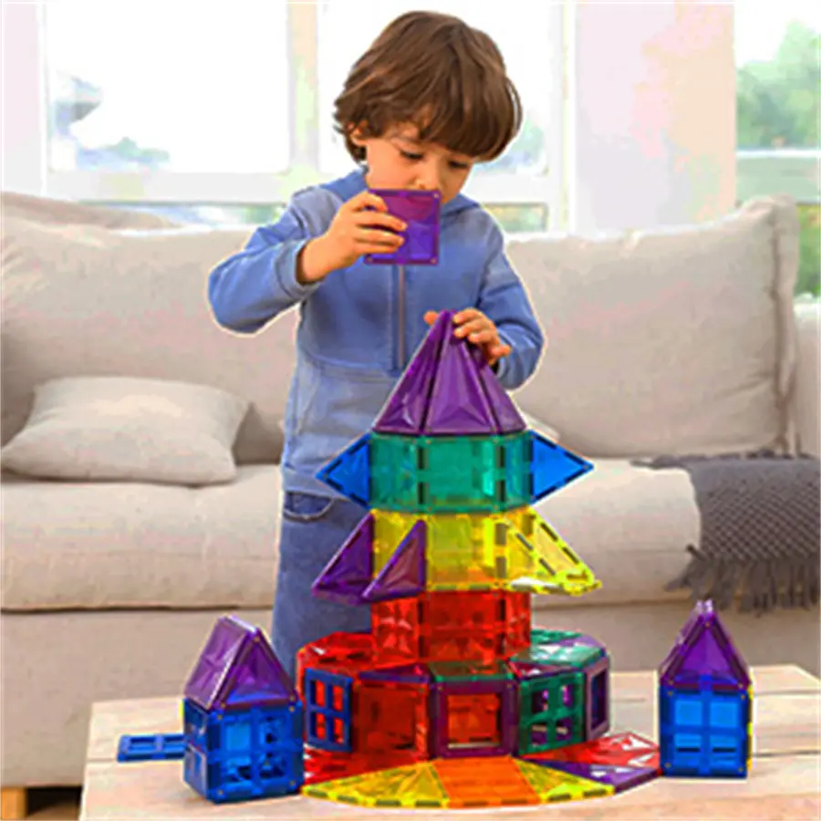 Magnetic Tiles Kids Magnetic Blocks Building Sets 3f8z