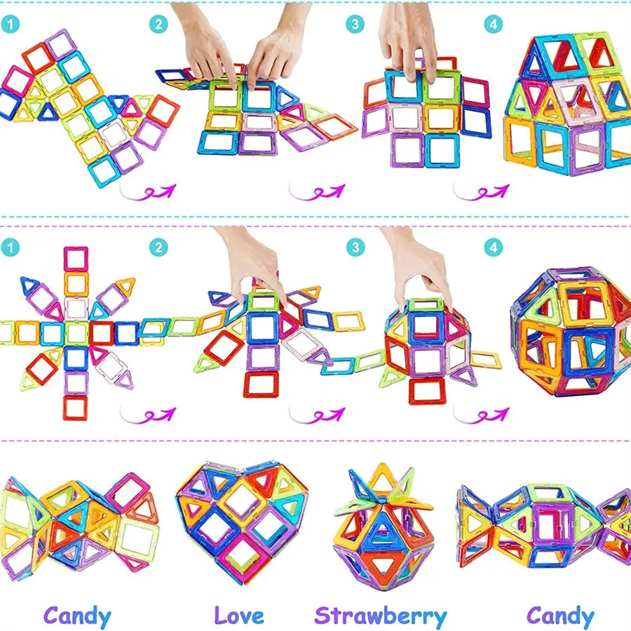 Magnetic Tiles as STEM Teaching Aids in the Classroom