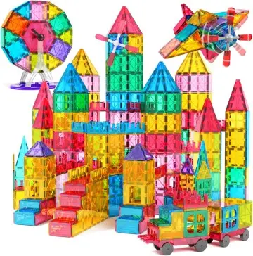 Magnet Tiles Magnetic 3D Building Blocks Set Educational Construction Toys