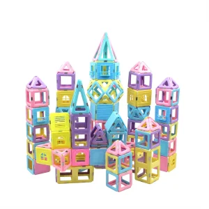 Castle Magnet Toy Building Block Magnetic Tiles