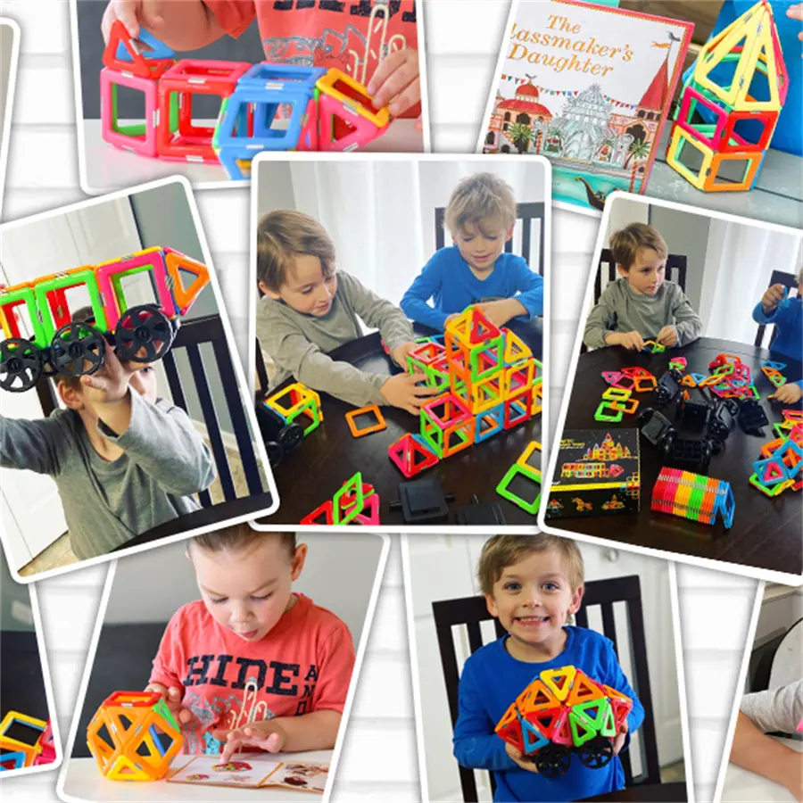 China Magnetic Tiles for 3+ Girls Macaron Blocks Building Toys Birthday Gifts Supplier, Factories