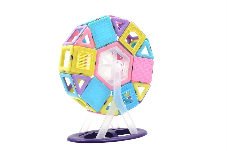 Castle Magnet Toy Building Block Magnetic Tiles fo001z7e