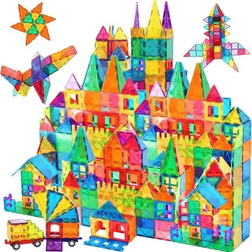 Magnetic Tiles Kids Magnetic Blocks Building Sets 3D Educational Toys