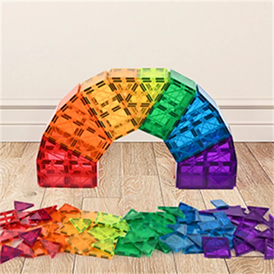 Magnetic Tiles Building Blocks STEM Magnet Toys Ed02yxo