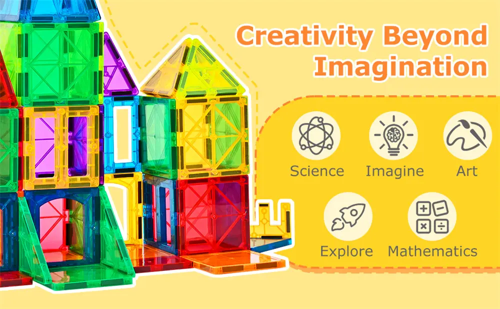 Magnet Tiles Magnetic 3D Building detail00002545