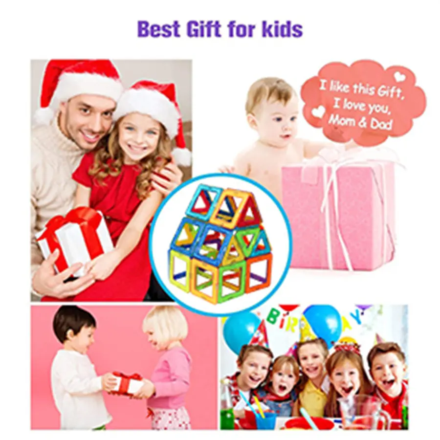 Magnetic Tiles Building Blocks STEM Toys Education003oii