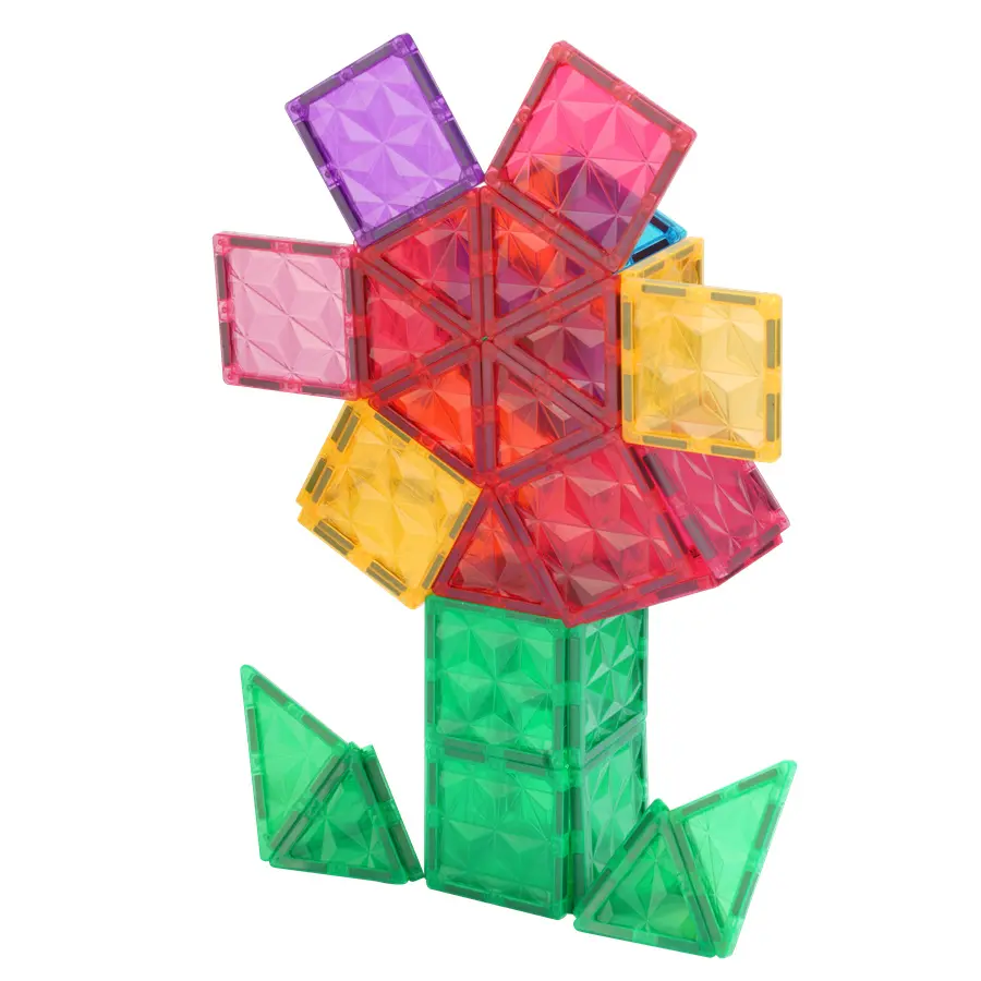 Magnetic Tiles Building Blocks Toys for Kids STEM 27ltm