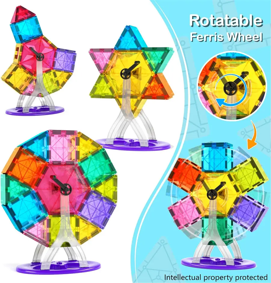 Wholesale China Suppliers Factory Magnet Tiles Magnetic 3D Building Blocks Set - Educational Construction Toys for Kids Supplier, Factory